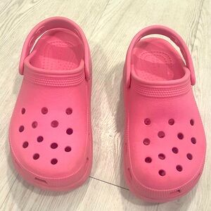 Size 13 Children’s platform Crocs